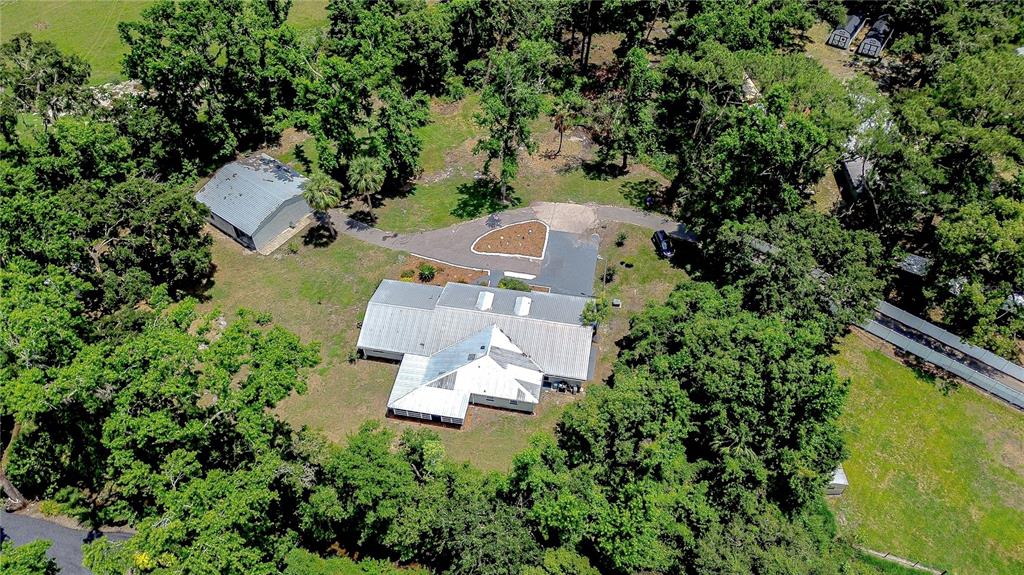 1931 Jaudon Road Dover, FL 33527 - Photo 3 of 50 an aerial view of residential house with outdoor space and trees all around