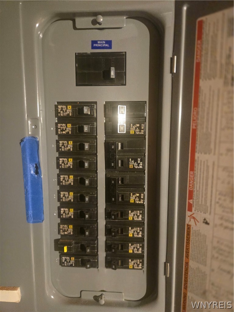 465 Rowley Road Cheektowaga, NY 14043 - Photo 23 of 25 Electrical panel (100 amp)