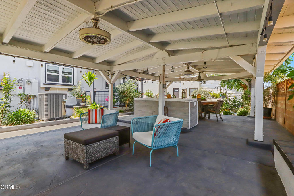 300 C Street Fillmore, CA 93015 - Photo 25 of 41 a living room with patio furniture and a garage