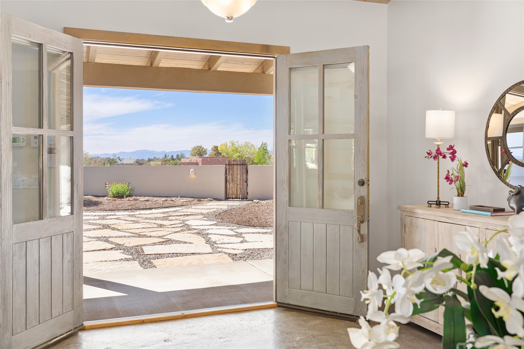 15 Rancho Mañana Santa Fe, NM 87506 - Photo 1 of 27 Front door