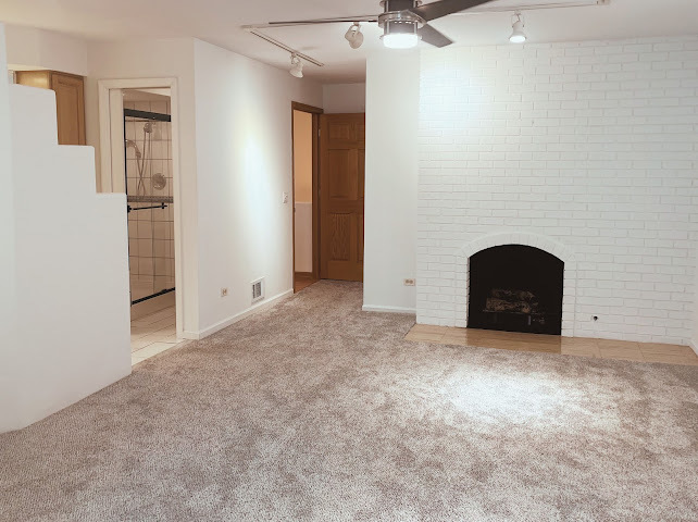 414 South Dee Road Park Ridge, IL 60068 - Photo 12 of 37 a view of an empty room with a fireplace