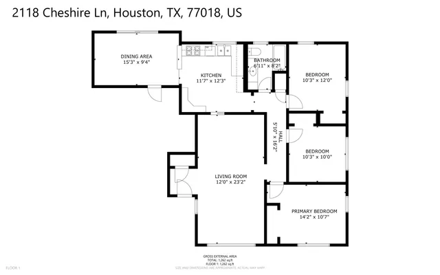 $410,000 | 2118 Cheshire Lane, Houston, TX 77018