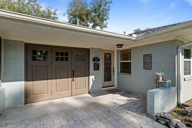 a view of a house with a patio