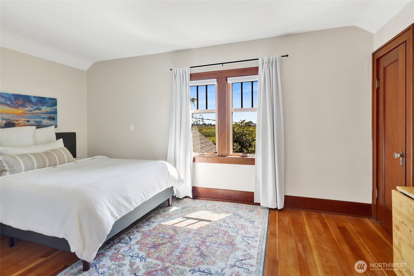 4749 Chuckanut Mountain Drive Bow, WA 98232 - Photo 31 of 40 a bedroom with a bed and a window