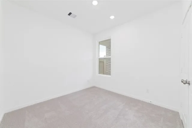 a view of empty room