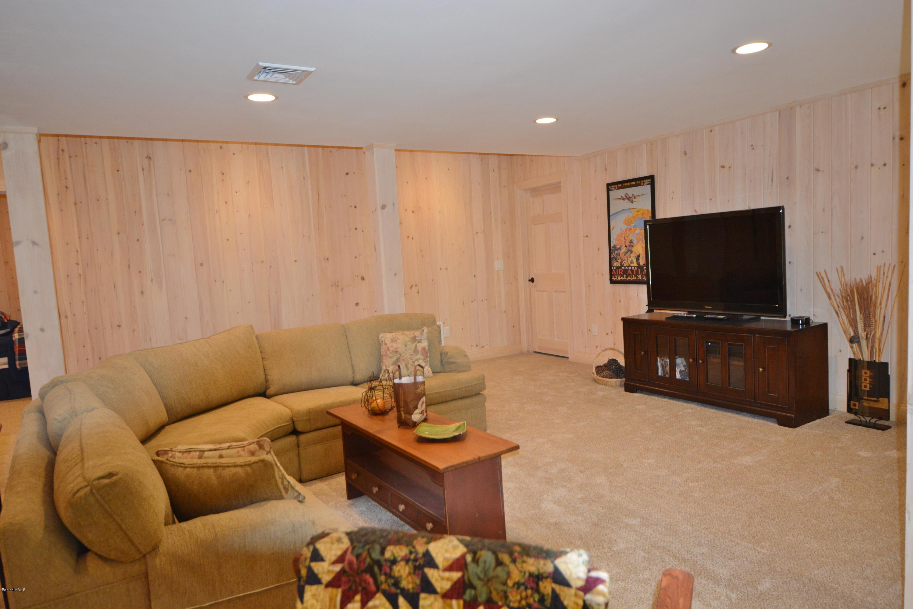 386 Moberg Road Becket, MA 01223 - Photo 31 of 50 Lower Level Family Room