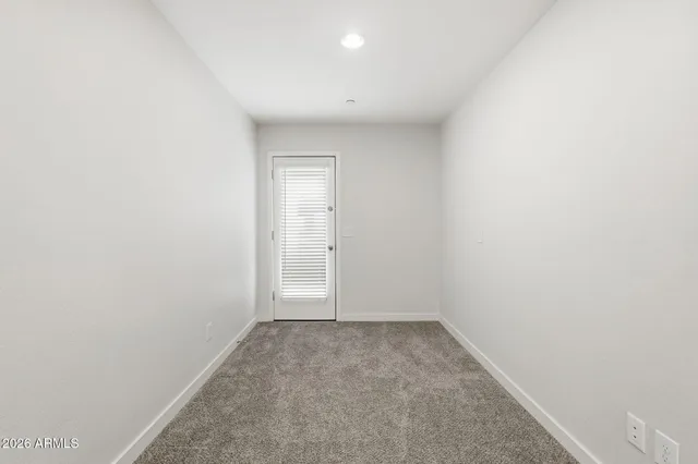 a view of empty room