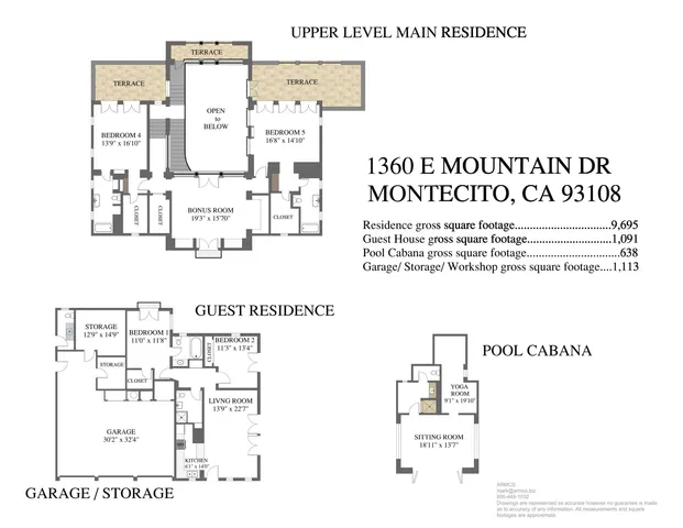 $22,000,000 | 1360 East Mountain Drive, Montecito, CA 93108