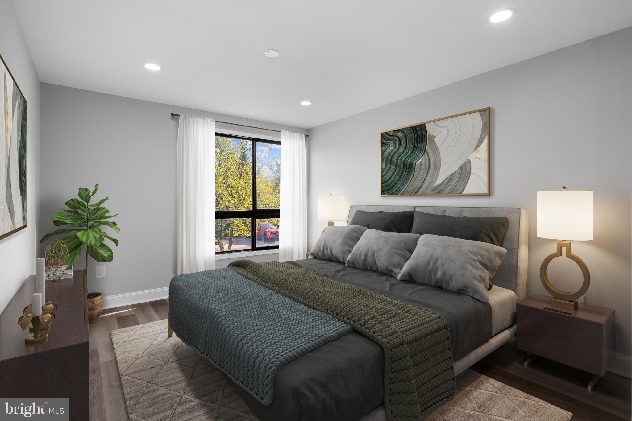 7975 Riggs Road, Unit 5 Hyattsville, MD 20783 - Photo 23 of 36 Virtually Staged Primary Bedroom