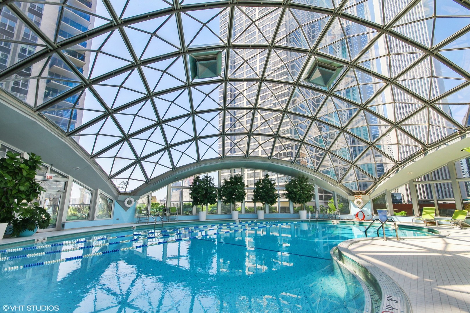 400 East Randolph Street, Unit 1924 Chicago, IL 60601 - Photo 11 of 18 a view of a swimming pool with a patio