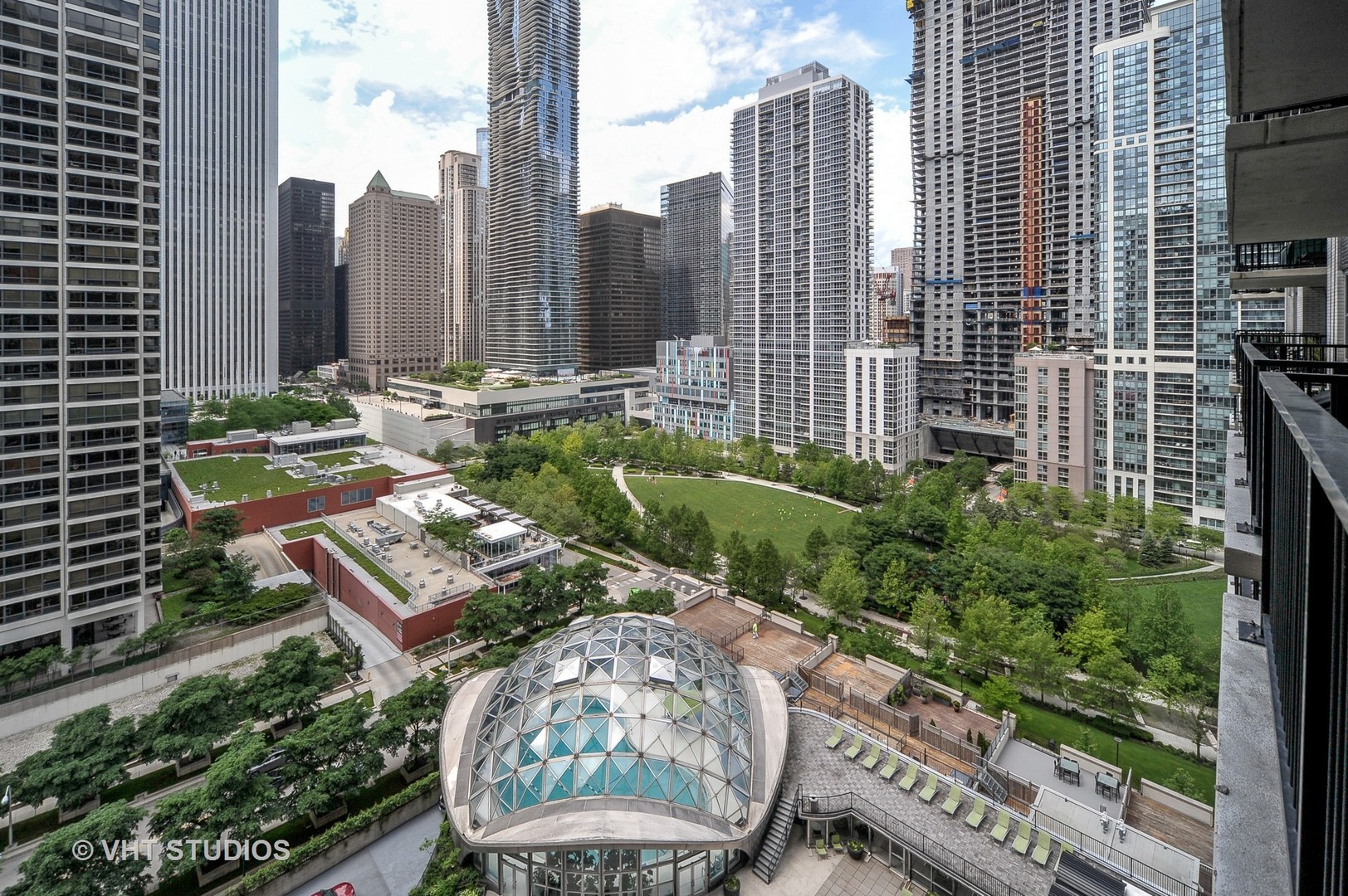 400 East Randolph Street, Unit 1924 Chicago, IL 60601 - Photo 10 of 18 a view of a city with tall buildings