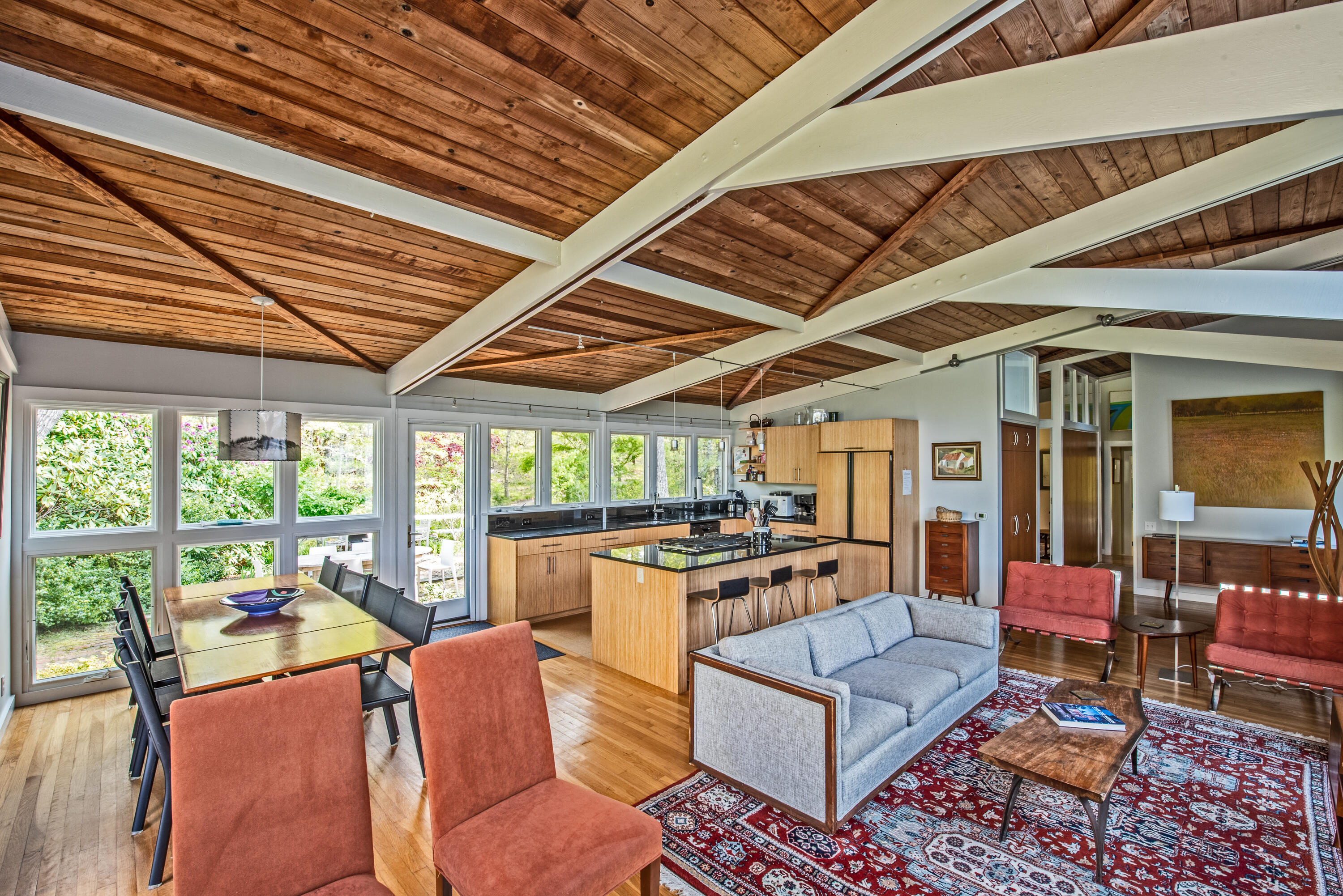 30 Gulch Road Wellfleet, MA 02667 - Photo 15 of 41 a living room with furniture and a large window