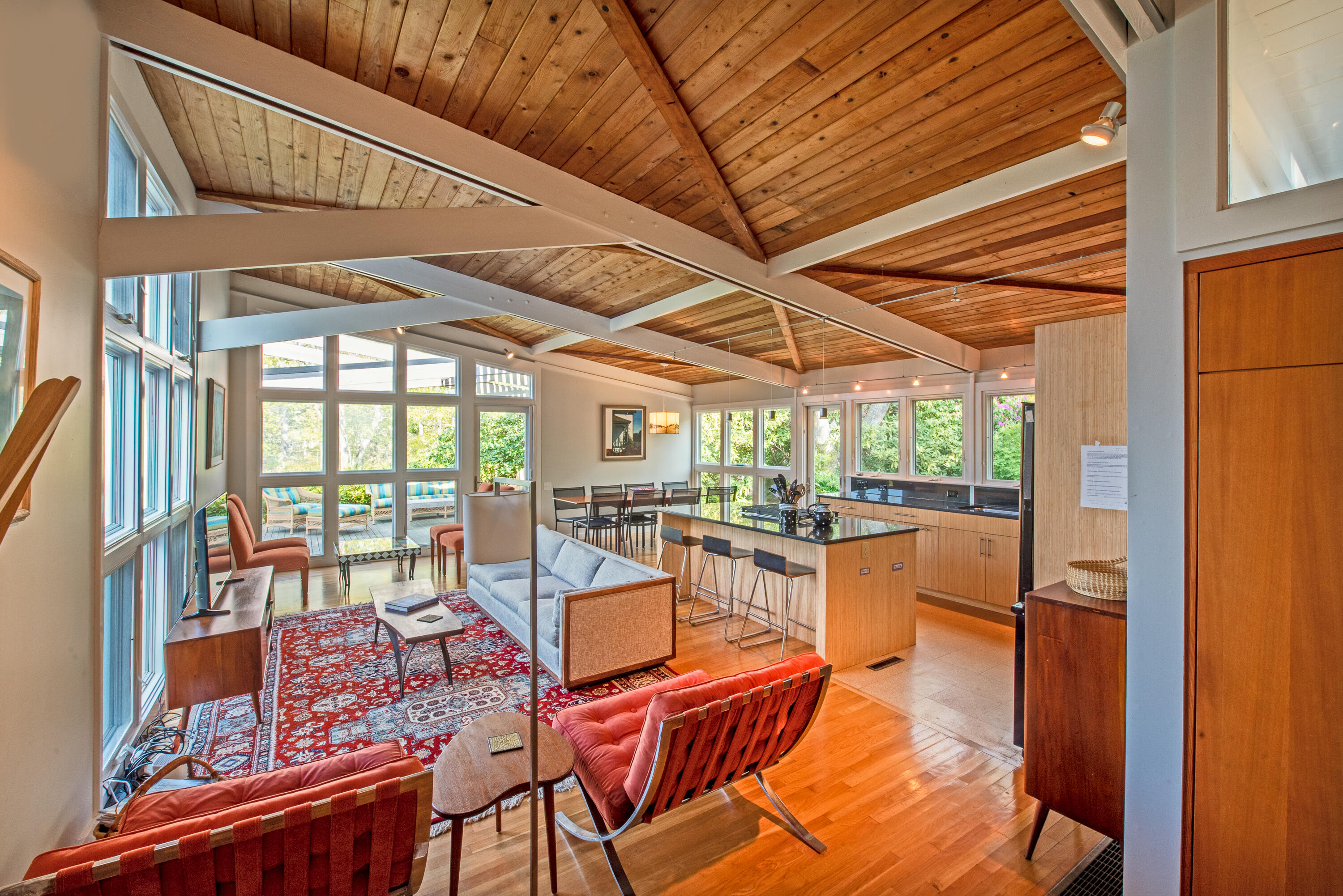 30 Gulch Road Wellfleet, MA 02667 - Photo 16 of 41 a outdoor space with patio the couches and chairs with wooden floor
