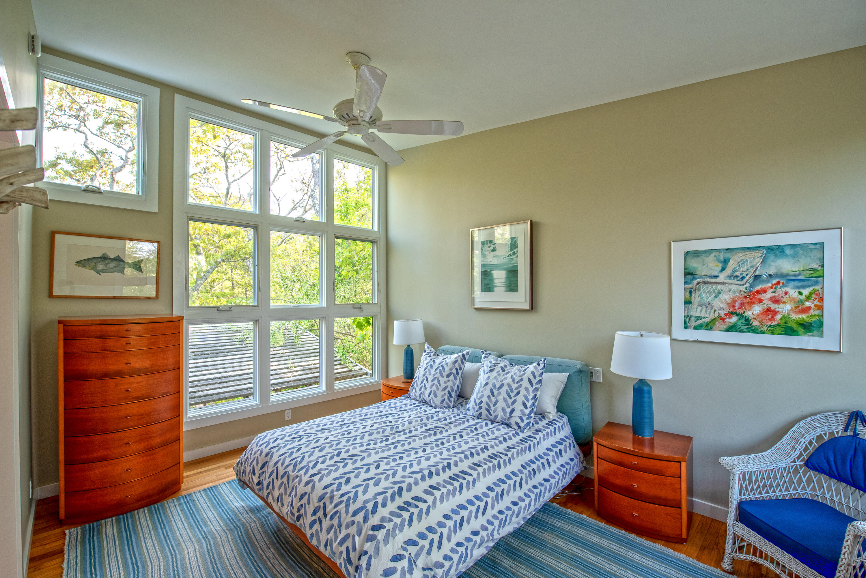30 Gulch Road Wellfleet, MA 02667 - Photo 26 of 41 a bedroom with a bed and wooden floor