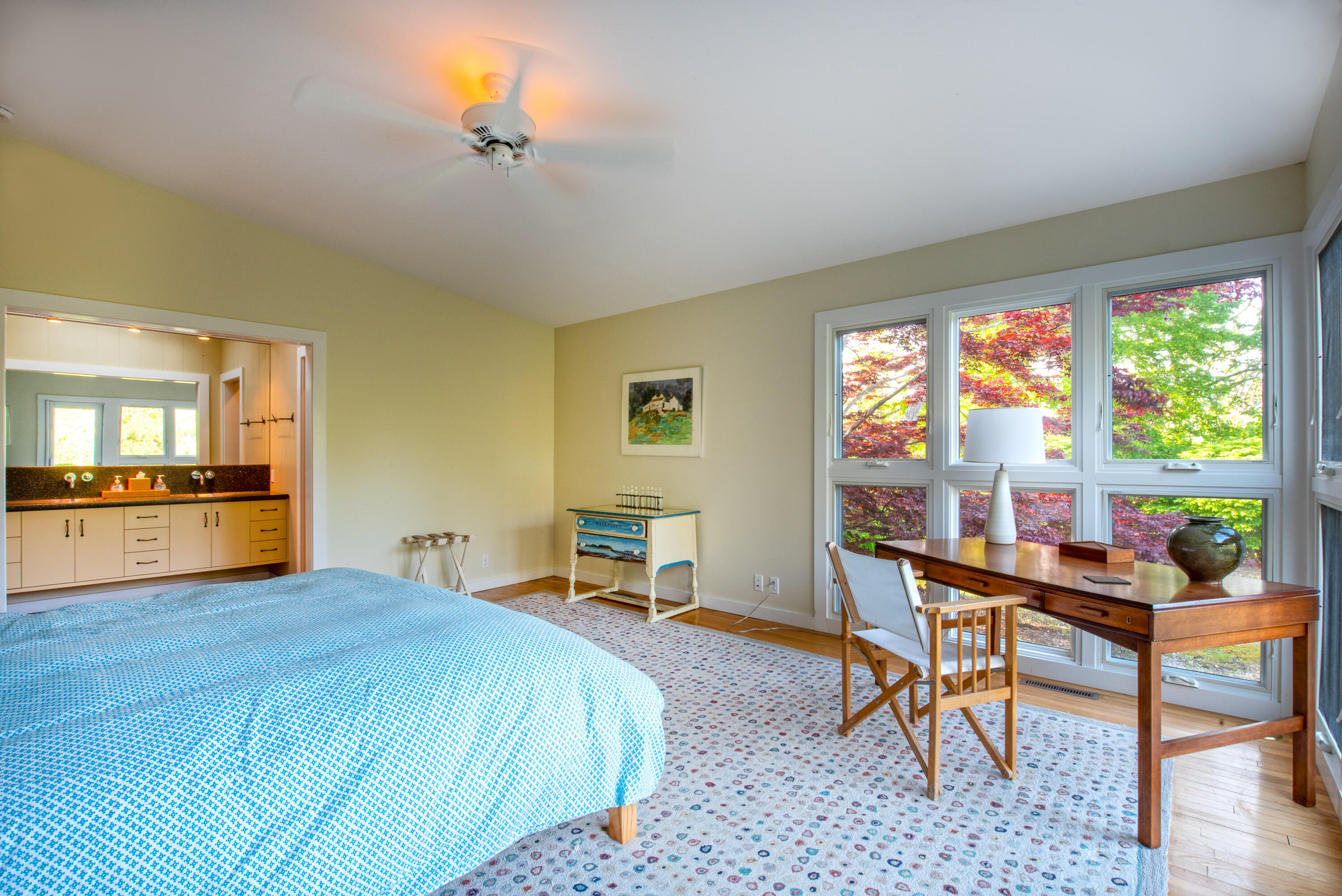 30 Gulch Road Wellfleet, MA 02667 - Photo 33 of 41 a bedroom with a bed and a table