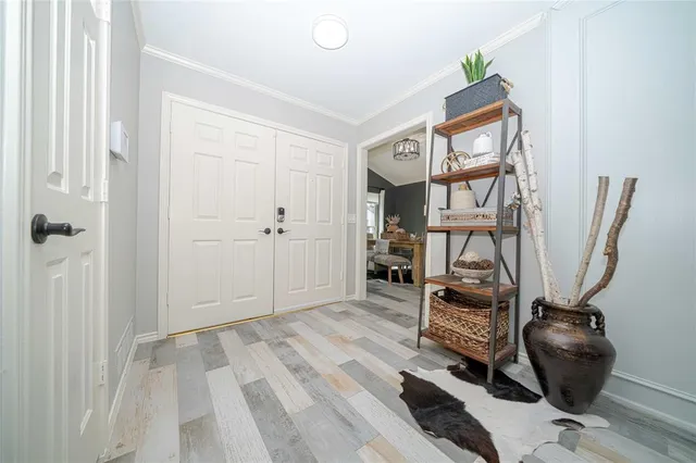 a view of workspace with wooden floor chairs