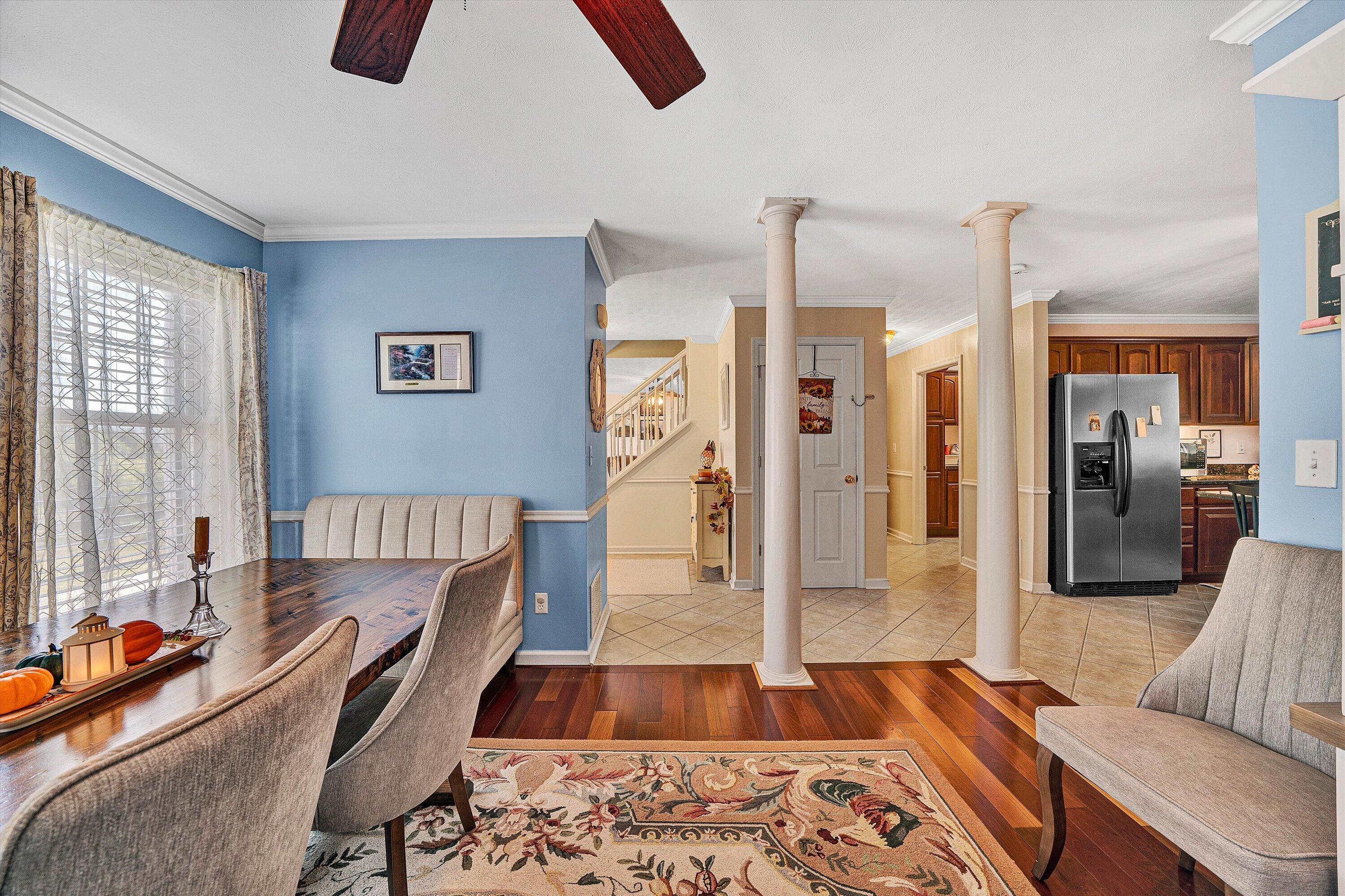 1670 Forge Road Lexington, VA 24450 - Photo 21 of 65 a living room with furniture and a rug