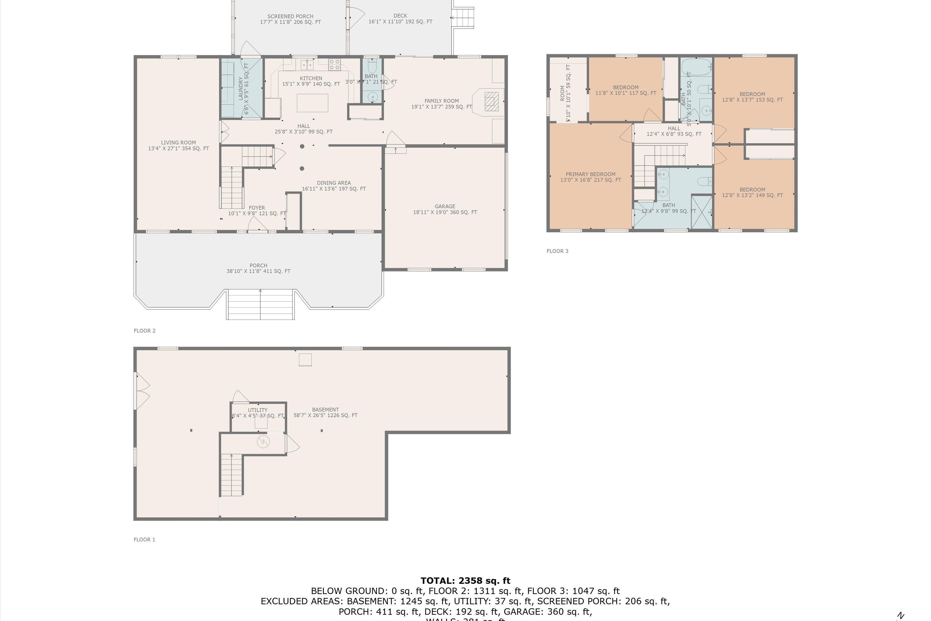 1670 Forge Road Lexington, VA 24450 - Photo 65 of 65 a picture of floor plan