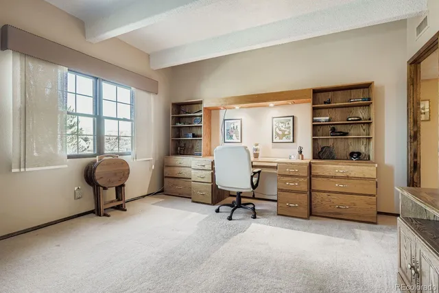 a workspace with a window