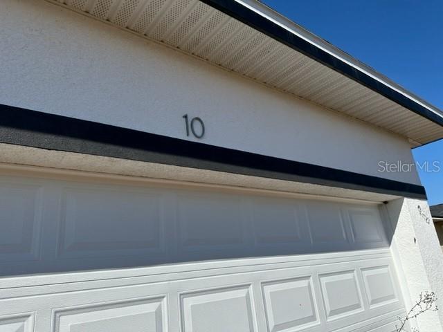 a close view of door