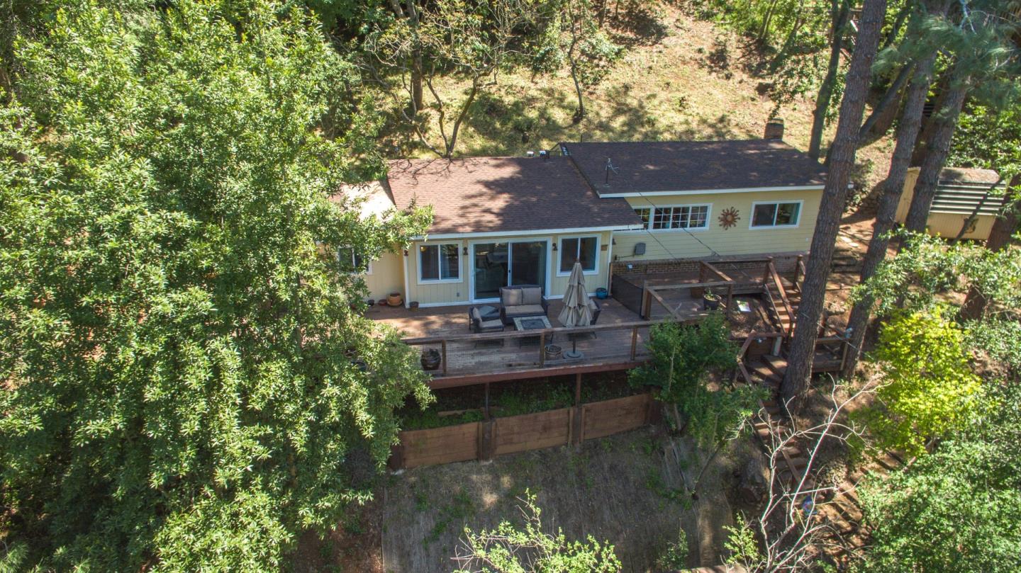 21477 Old Mine Road Los Gatos, CA 95033 - Photo 10 of 27 a front view of house with a garden