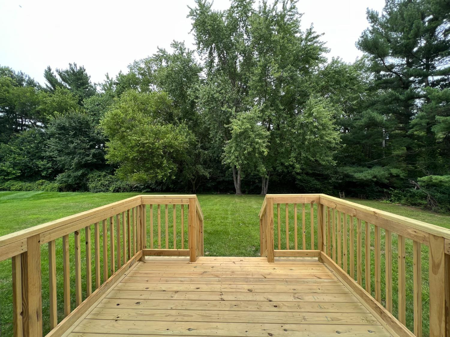 237 Krouser Drive Valparaiso, IN 46385 - Photo 30 of 31 a view of balcony with wooden floor and yard
