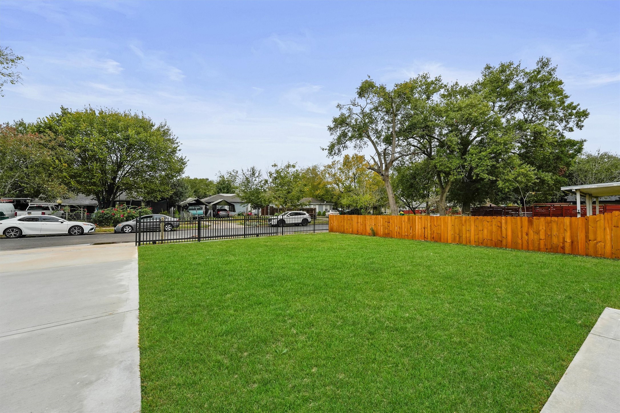 1208 Richard Avenue Pasadena, TX 77506 - Photo 26 of 27 a view of yard with swimming pool and green space