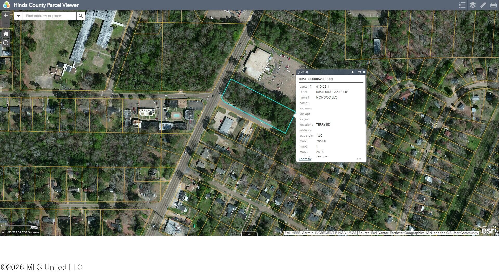 Terry Road Jackson, MS 39212 - Photo 2 of 8 AERIAL