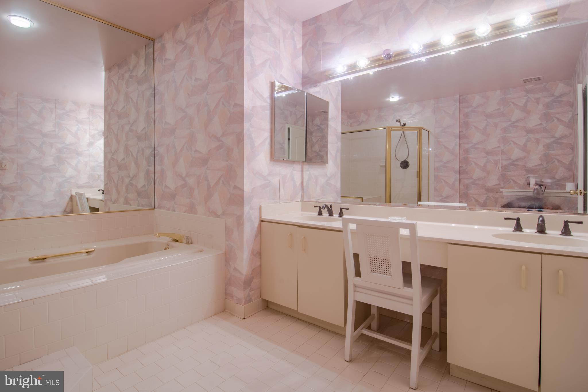 6911 Diana Road Baltimore, MD 21209 - Photo 18 of 30 Master Bath with double vanity