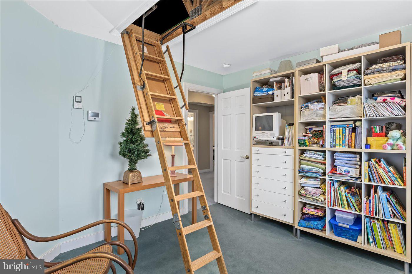 1315 Sunken Road Fredericksburg, VA 22401 - Photo 27 of 83 Pull down stairs w/partially floored attic storage