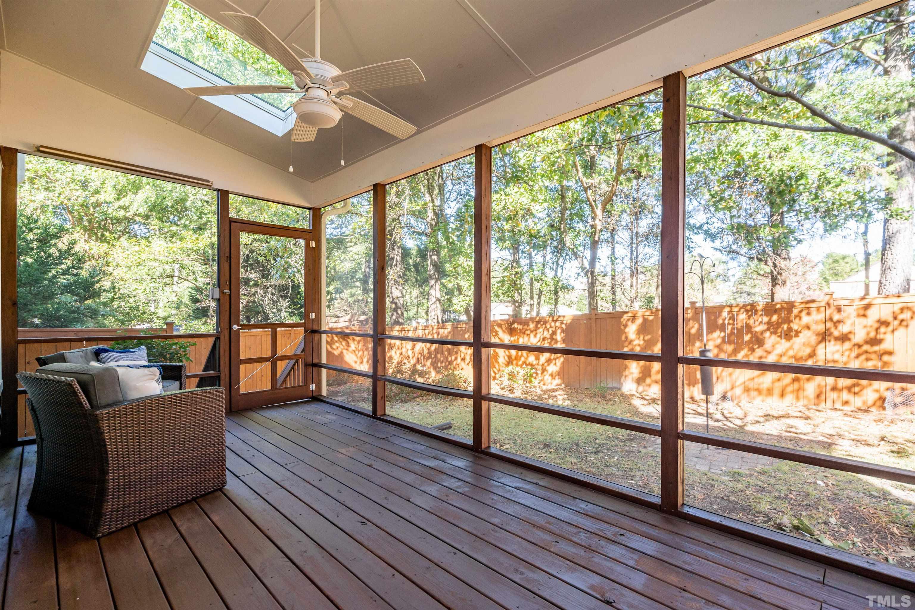 2420 Havershire Drive Raleigh, NC 27613 - Photo 22 of 25 a view of a room with wooden floor and balcony