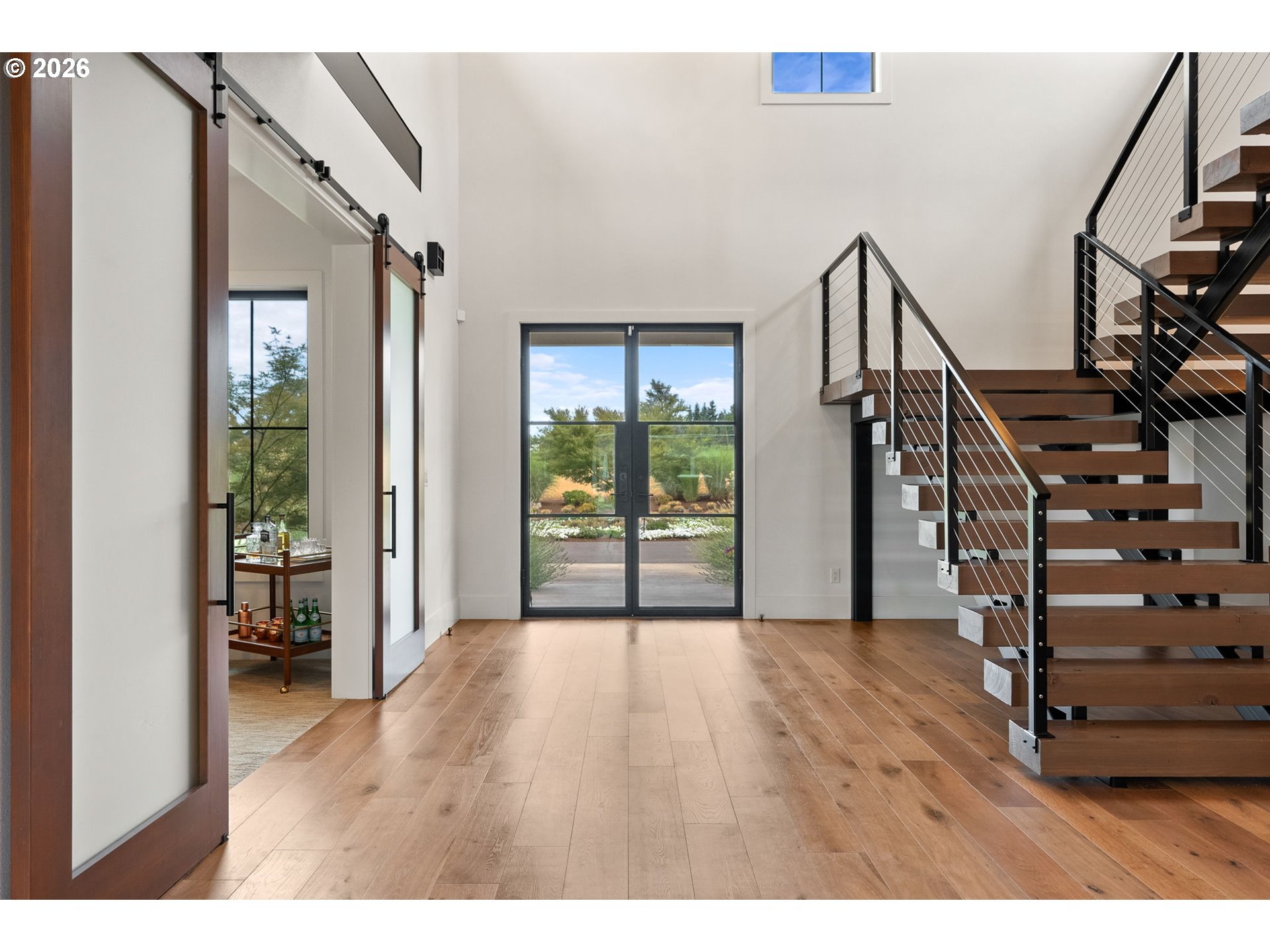 22280 Southwest Stafford Road Tualatin, OR 97062 - Photo 19 of 48 a view of an entryway with wooden floor