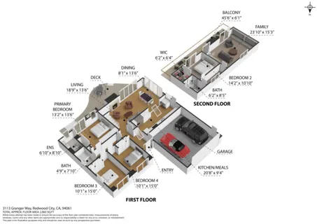 $2,499,000 | 3113 Granger Way, Redwood City, CA 94061