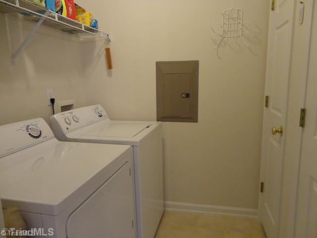 150 James Road, Unit 1C High Point, NC 27265 - Photo 11 of 15 Laundry Room. Lots of Storage in the Laundry Room and the Washer & Dryer Stay!