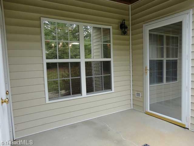 150 James Road, Unit 1C High Point, NC 27265 - Photo 12 of 15 Patio/Deck. Private Patio Overlooking Wooded Area