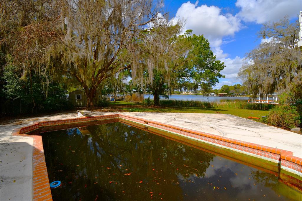 600 Old Eustis Road Mount Dora, FL 32757 - Photo 28 of 29 a view of swimming pool with lawn chairs and plants