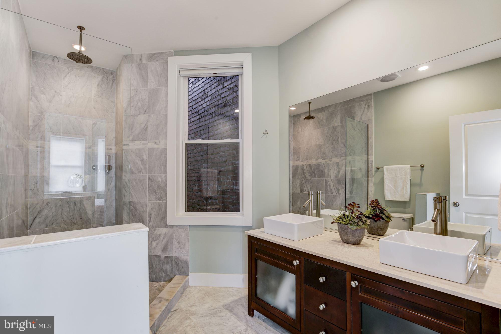 3605 13th Street Northwest Washington, DC 20010 - Photo 13 of 28 Ensuite bath with double vanity