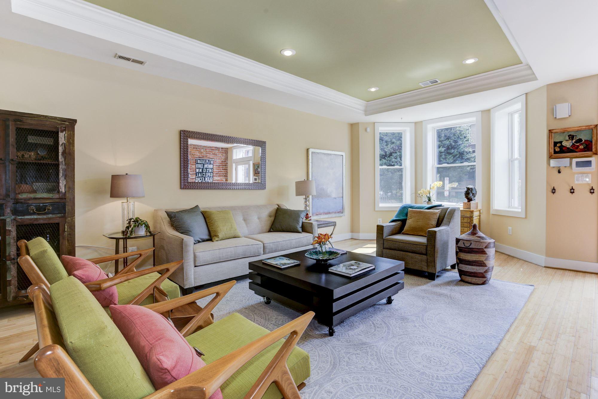 3605 13th Street Northwest Washington, DC 20010 - Photo 2 of 28 Spacious living room with a bay window