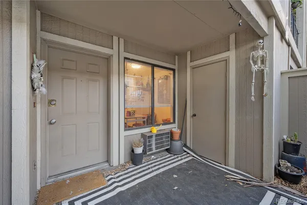 a view of a room with front door