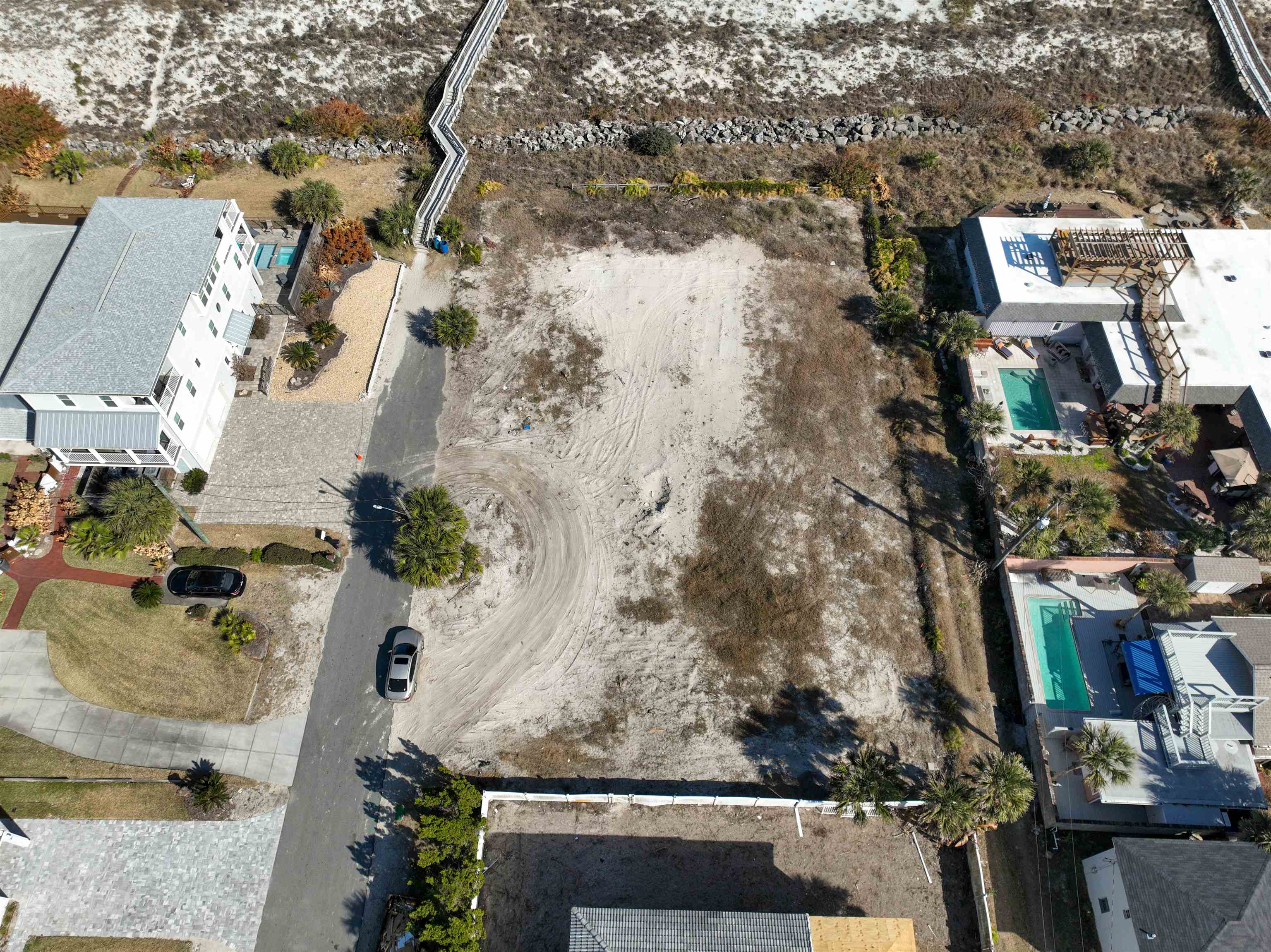 1 8th Street St. Augustine, FL 32080 - Photo 3 of 7 an aerial view of residential houses with outdoor space