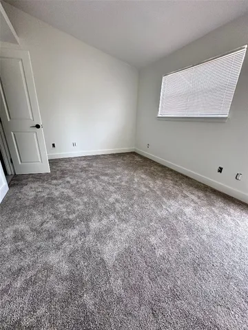 a view of a room with an oven