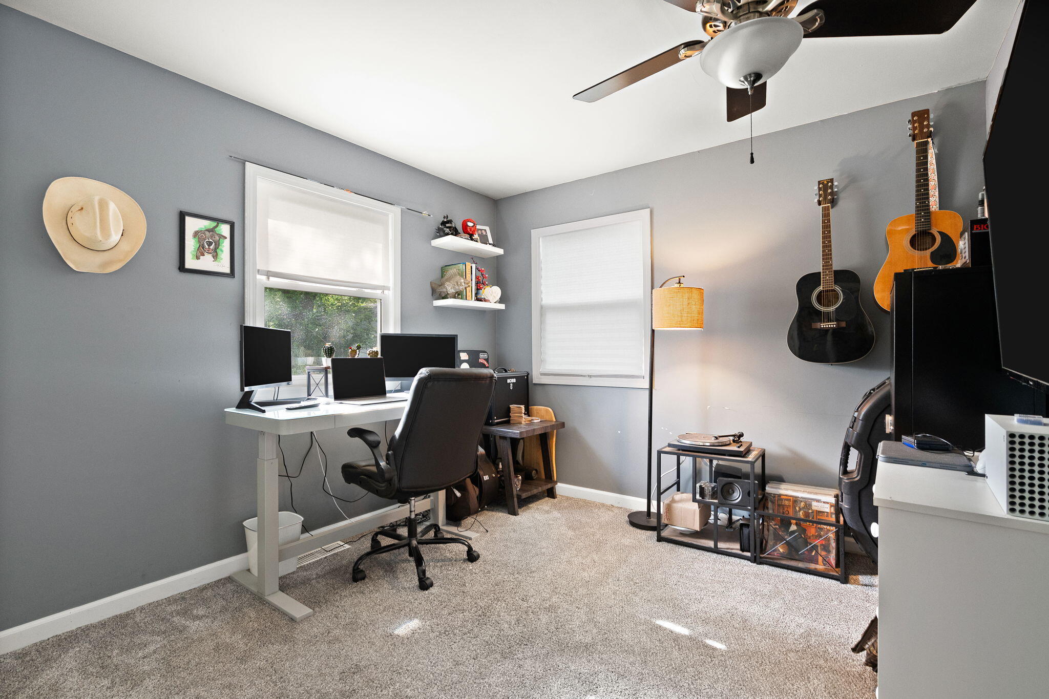 725 Juniper Road Valparaiso, IN 46385 - Photo 12 of 21 a view of a workspace with furniture and a window