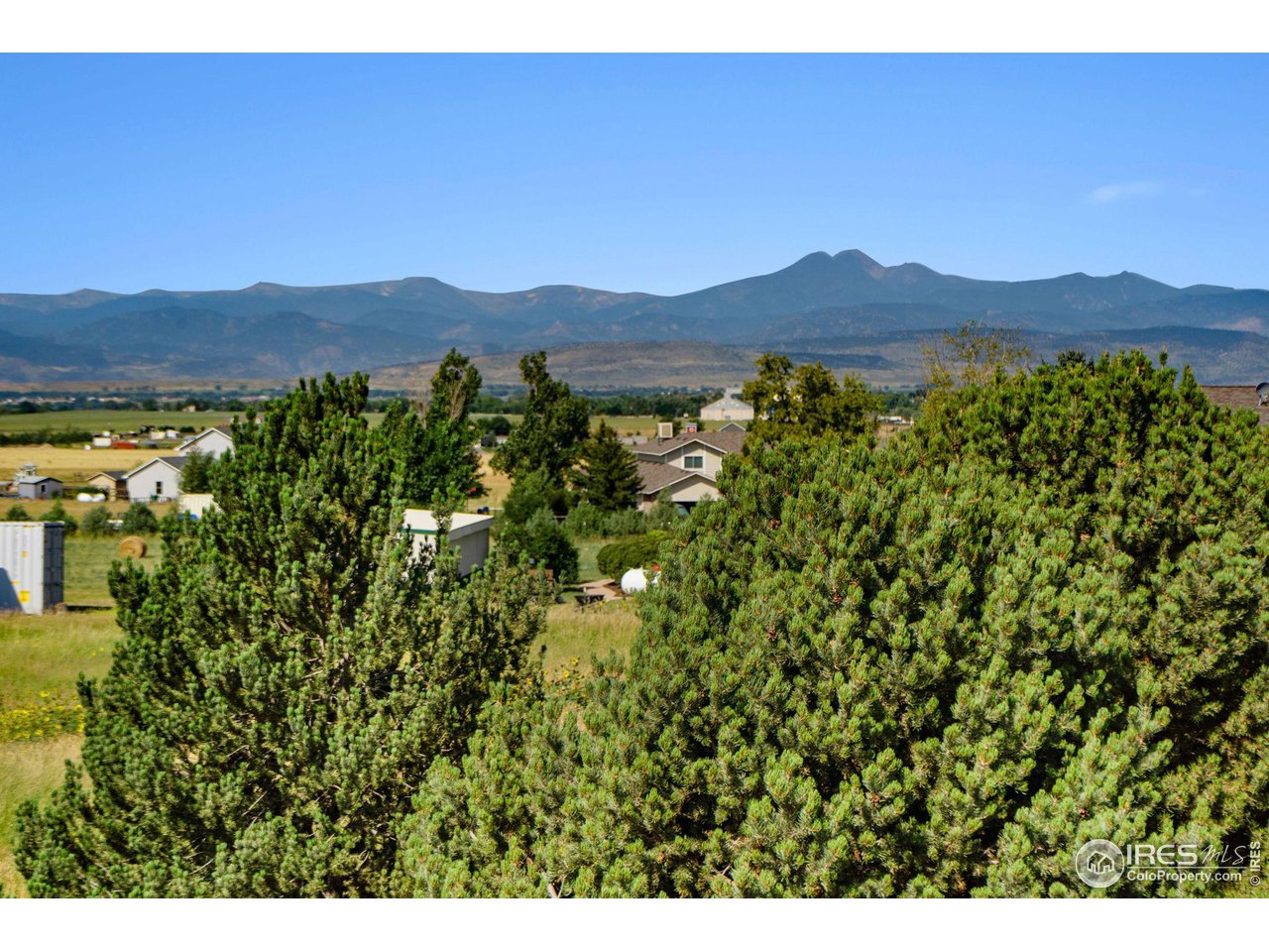 12492 Wasatch Road Longmont, CO 80504 - Photo 12 of 35 a view of a lush green field with mountains in the background