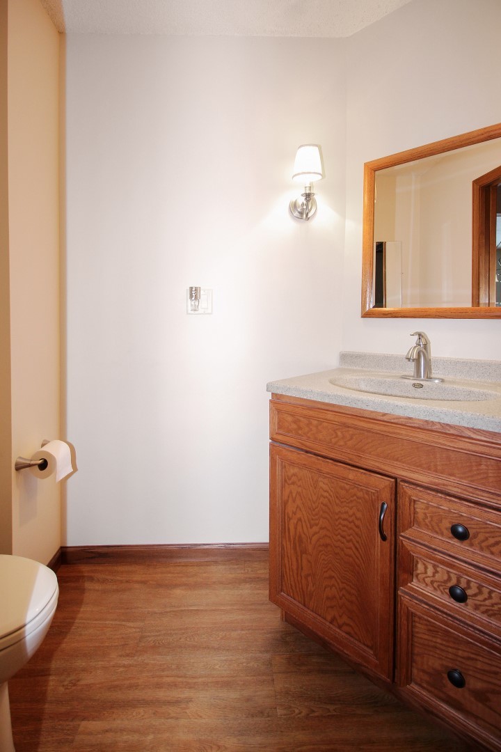 7417 East Maize Road Ridott, IL 61067 - Photo 21 of 46 a bathroom with a sink and a toilet