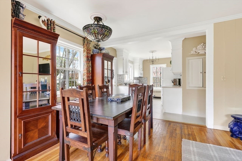 15 Leigh Road Norwell, MA 02061 - Photo 9 of 34 a view of a dining room with furniture window and wooden floor