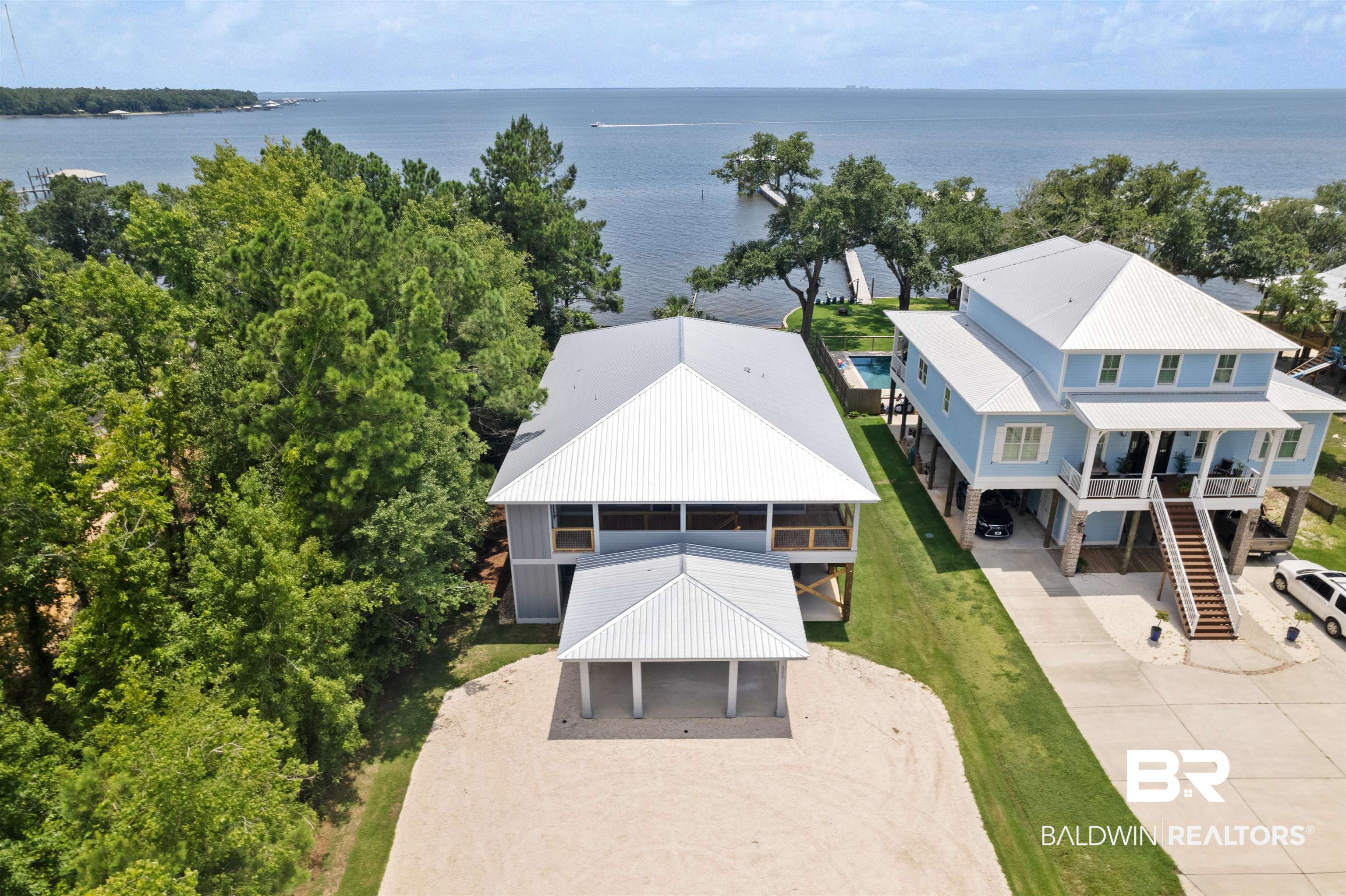 10507 County Road 1 Fairhope, AL 36532 - Photo 40 of 59 Drone / aerial view featuring a water view