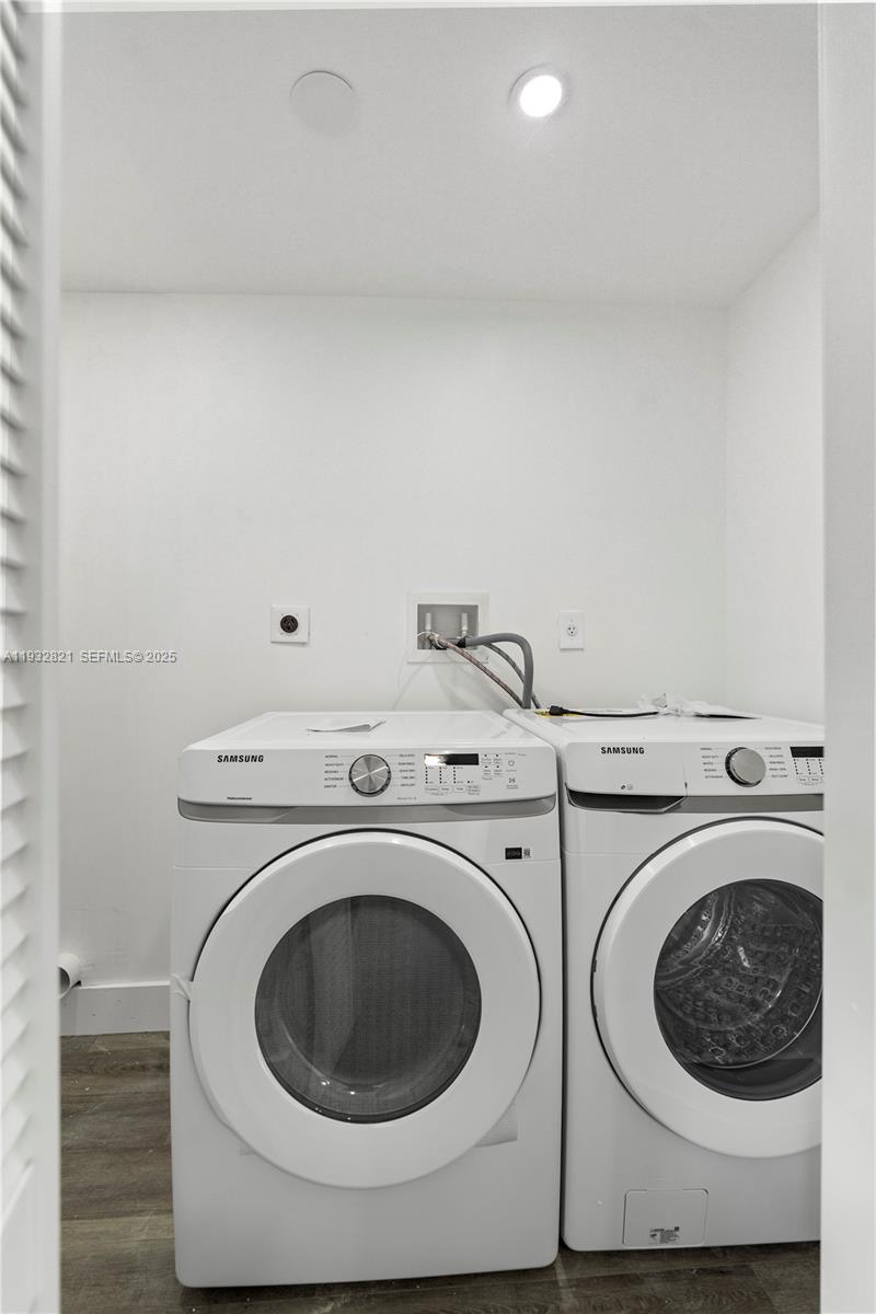 5658 Southwest 1st Street Miami, FL 33134 - Photo 20 of 41 a utility room with dryer and washer