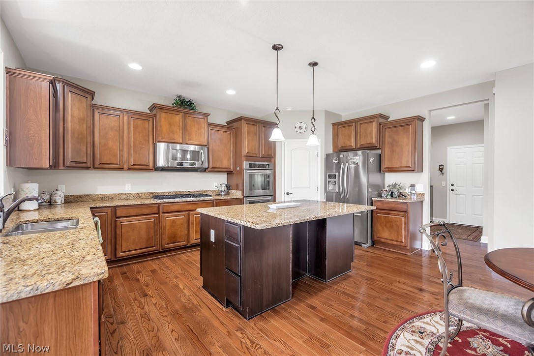 7520 Mystic Ridge Road Chagrin Falls, OH 44023 - Photo 11 of 35 KITCHEN W/ SS APPLAINCES & WALK-IN-PANTRY