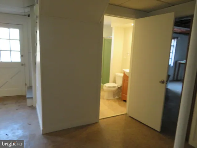 a view of empty room