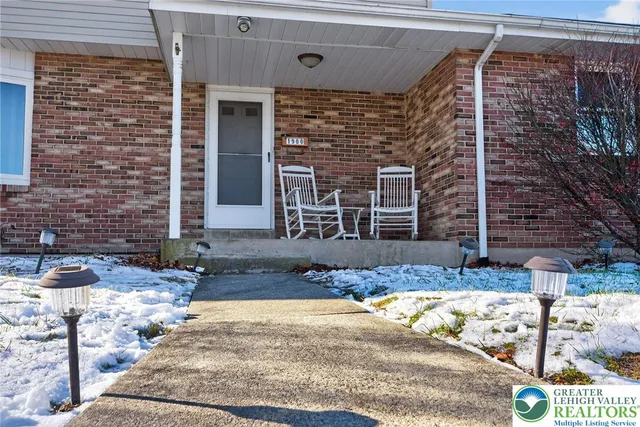 a view of an entryway door